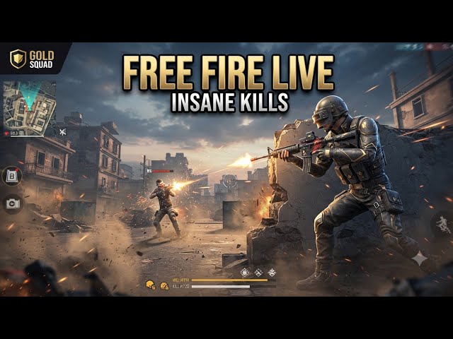 FREE FIRE LIVE 🔥 Insane Kills & Clutch Moments | GOLD SQUAD 🇦🇺
