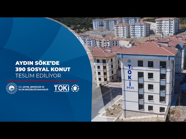 🏘️ Aydın Söke Akçakonak Mahallesi'nde 3️⃣9️⃣0️⃣ sosyal konutu tamamladık