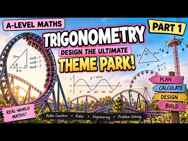 A-Level Trigonometry | Design the Ultimate Theme Park 🎢 | Part 1 – Designing the Rides