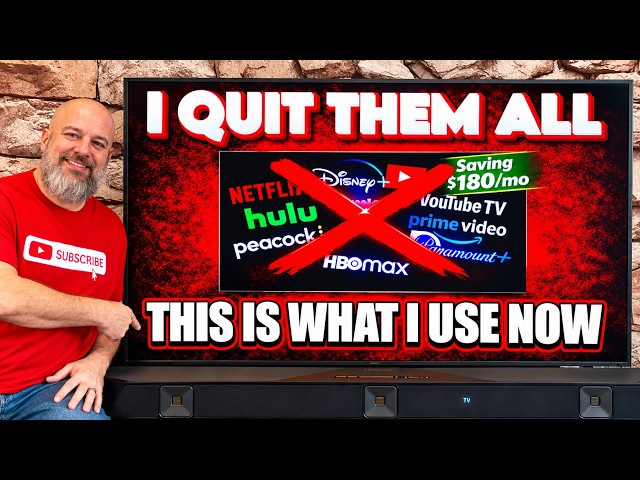 I Quit ALL Streaming Services... Here's What I Use Now