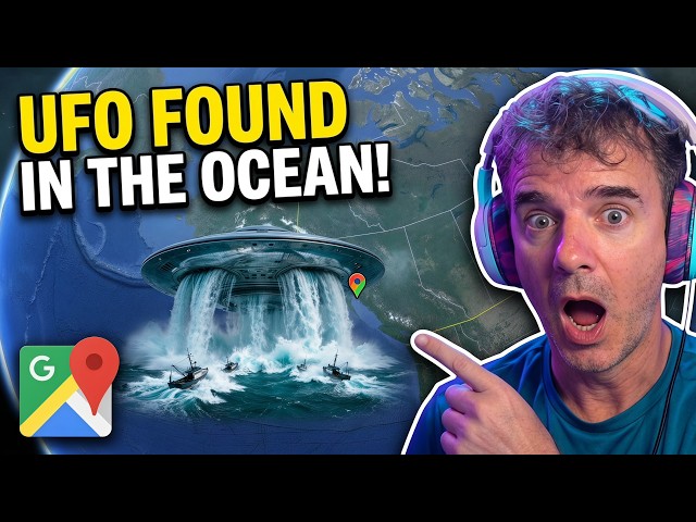 MASSIVE UFO ON GOOGLE MAPS!