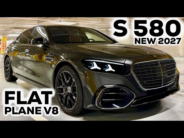 NEW 2027 Mercedes S Class S 580 Flat Plane V8 Full Night Drive Review