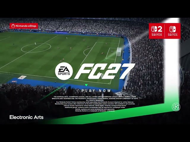 FC 27 on the Nintendo Switch 2 Official Launch Trailer