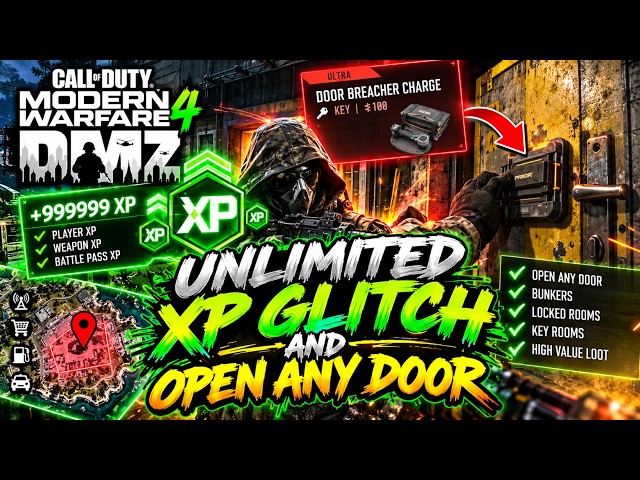 MW4 DMZ "UNLIMITED XP! UNLOCK ANY DOOR GLITCH! WEAPON MANUAL GLITCH + LEVEL UP FAST
