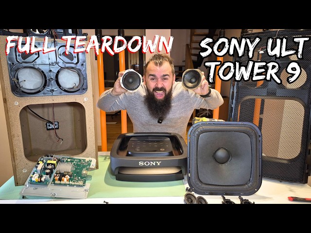 Sony ULT Tower9 Full teardown
