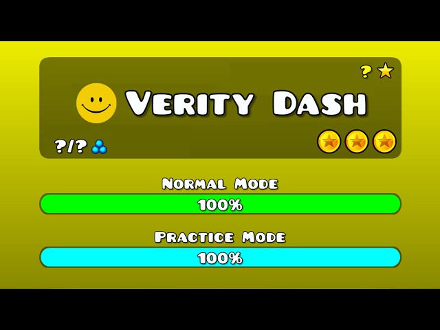 VERITY DASH [All Levels 1~7] | Geometry Dash 2.2