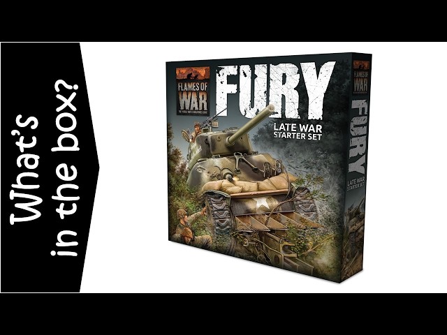 Fury (2026) Flames of War Starter Set - Unboxing & Review