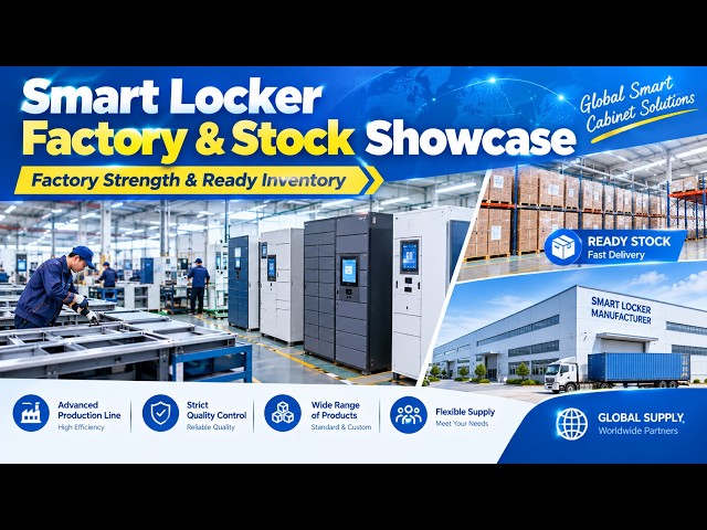 Smart Locker Factory & Stock Showcase | Manufacturing Strength & Ready Inventory #smartlocker