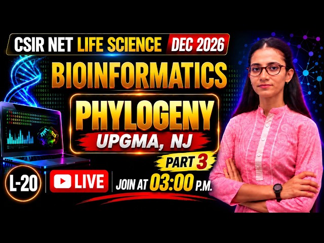 Phylogeny-3 | Bioinformatics | CSIR-NET LIFESCIENCE  #apnasapnajrf