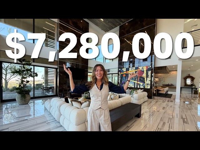 $7,280,000 Custom Home with Panoramic Views | 629 Dragon Peak Drive | MacDonald Highlands