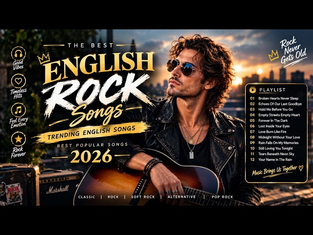 🎶Trending English Songs | Best Popular Songs 2026 | English Soft Rock Songs vol 39