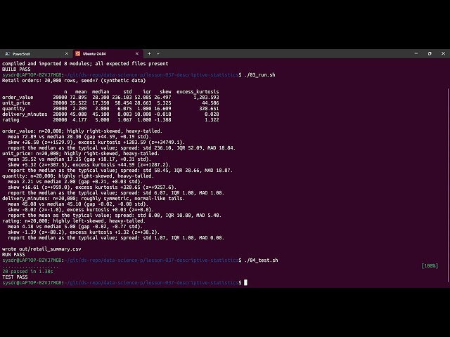 Lesson 37 - Descriptive Statistics in Python from Scratch | Mean vs Median, Skew