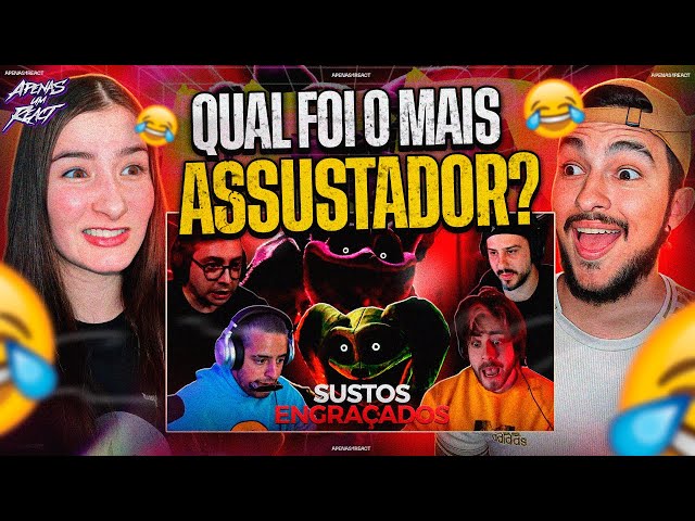 Apenas um react | Os maiores sustos em live #18 - Streamers jogando Jogos de Terror | tzk clipes