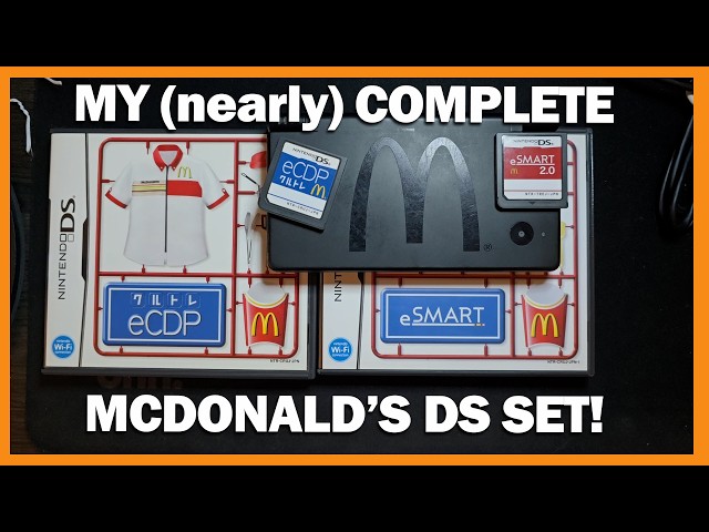 The RARE McDonald's DS Training Game Set!