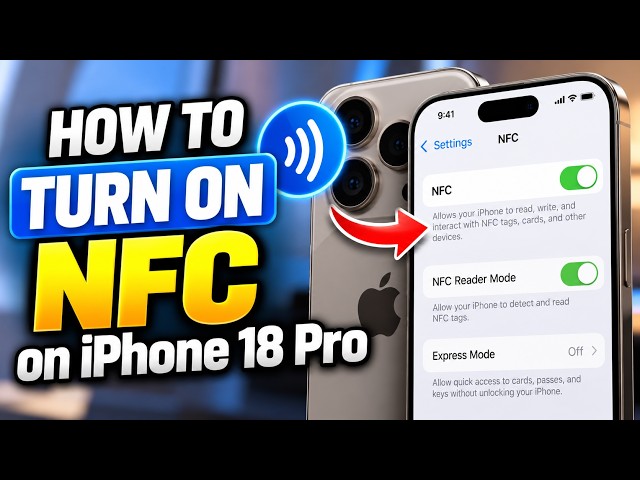How To Turn On NFC on iPhone 18 Pro (2026)