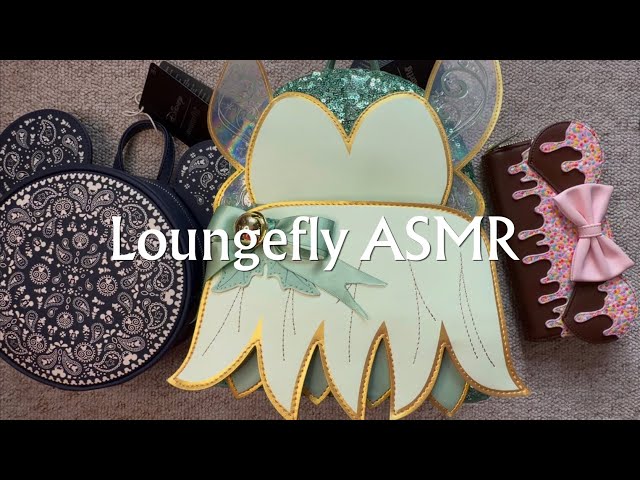 ASMR Loungefly Bag Tapping & Scratching with Zip Sounds | Sounds to Make You TINGLE