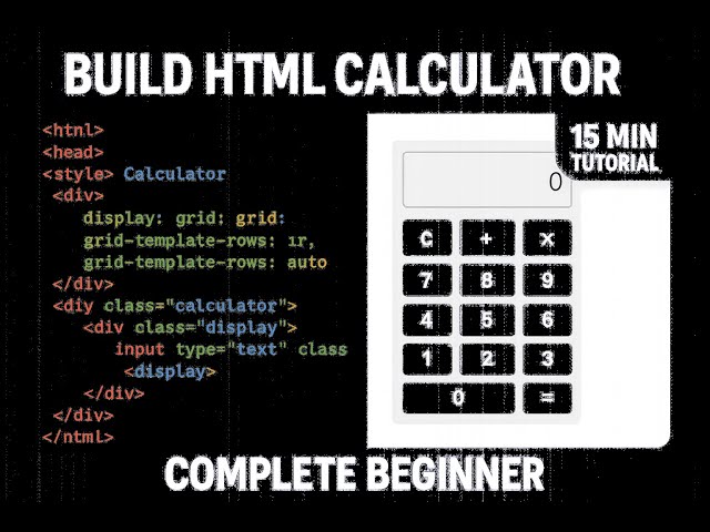 Build an Interactive Calculator - Perfect First Coding Project