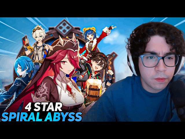 THE FASTEST 4-STAR ONLY CLEAR OF ALL TIME... (Genshin Impact)