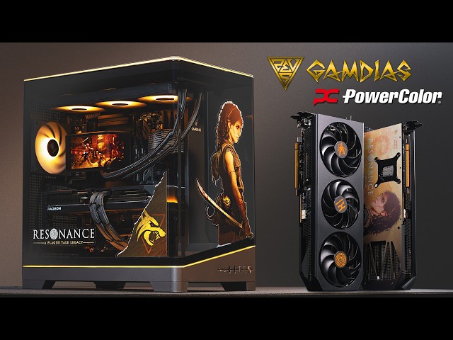 Ultimate AMD Gaming PC Build | 9800X3D + PowerColor RX9070XT Resonance Edition + GAMDIAS ATLAS P6 CG