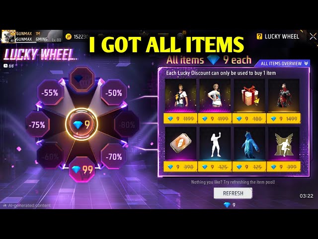 Lucky Wheel Discount Event Free Fire| Free Fire Lucky Wheel Event| Free Fire New Event| Ff New Event