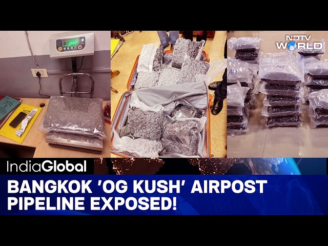 Bangkok OG Kush Airport Pipeline: Customs T-3 Intercepts Premium Foreign Marijuana Cargo!