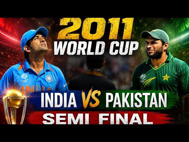 Pakistan vs India 2011 world cup semi final