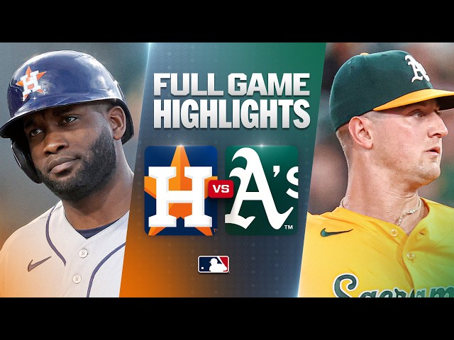 ASTROS vs. ATHLETICS: Official Full Game Highlights (September 26) | 2026 MLB Season