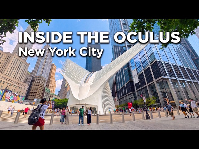 NYC Walking Tour: Inside The Oculus at World Trade Center 4K POV