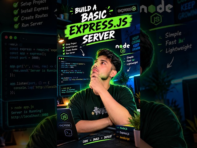 Express.js Tutorial for Beginners 🚀 | Learn Express.js