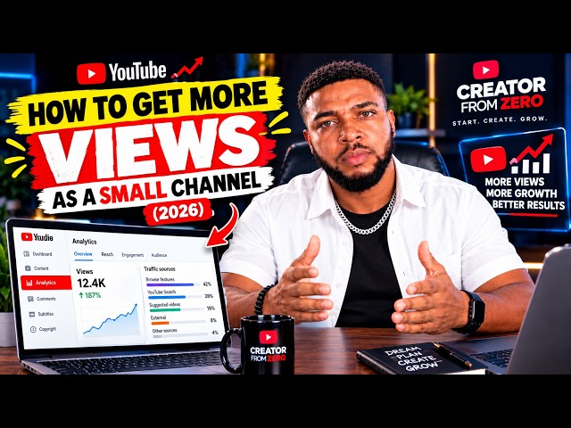 How to Get More Views on YouTube as a Small Channel.
