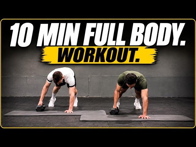 10 MINUTES FULL BODY WORKOUT WITH DUMBBELL