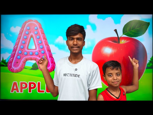 A for apple | अ से अनार | abcd | phonics song | Phonics song for nursery | #nurseryrhymes