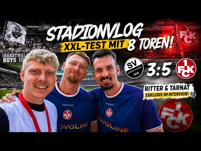 XXL friendly with 8 GOALS! | Ritter & Tarnat EXCLUSIVE interview | SV Sandhausen – 1. FC Kaisersl...