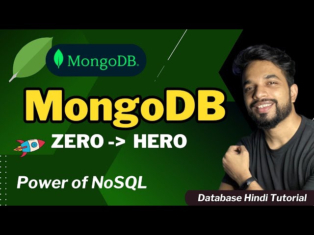 Master MongoDB in One Video | Complete Beginner to Advanced Course [Hindi]