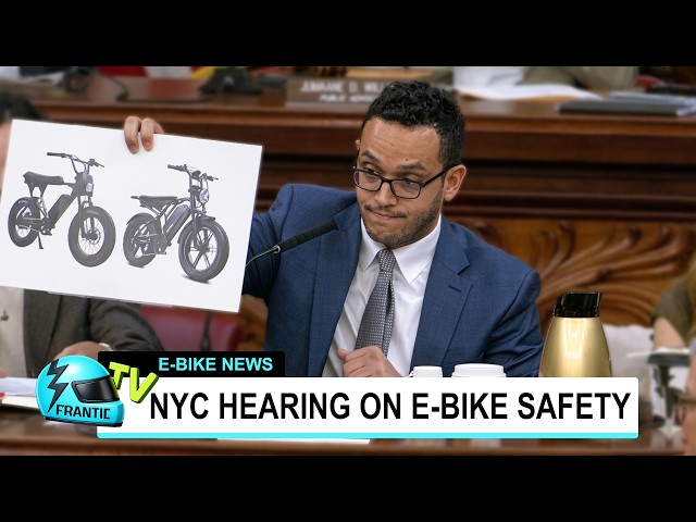 LIVE: NYC E-BIKE SAFETY HEARING — 23 New Proposals Could Change NYC