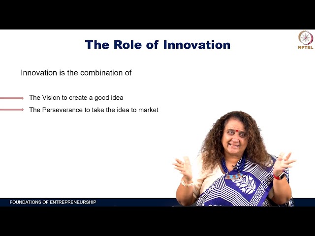 Week 1: Lecture 5: Basic Concepts of Creativity, Innovation, Entrepreneurship