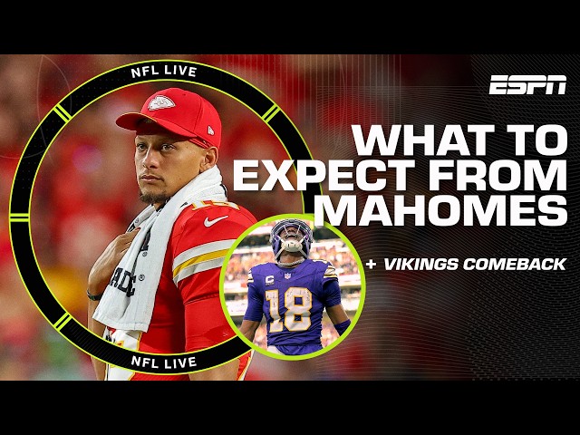 How will Patrick Mahomes fair in his return? 🤔 + Packers implosion against the Vikings 😬 | NFL Live