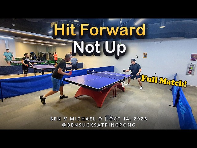 Ben vs Michael O | Hit Forward, Not Up | US Open Prep, Oct 14
