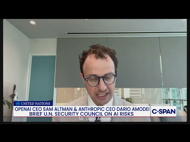 Anthropic CEO Amodei warns UN Security Council on AI risks