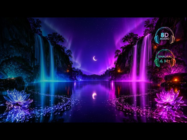 8D Hypnotic Orbit • Fall Asleep in 3 Minutes • Insomnia Relief [4Hz + Epsilon]🎧
