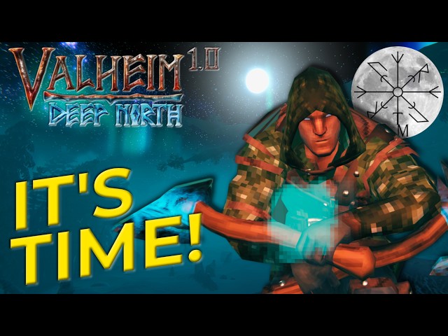 🔴❄️WE'RE GOING IN!❄️(Blind)  Day 1 - Valheim 1.0 Deep North Gameplay