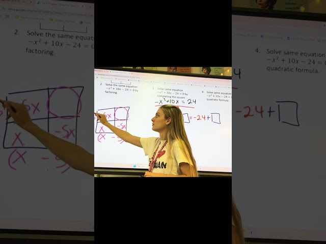 Chapter 5 team test review: solving quadratics 