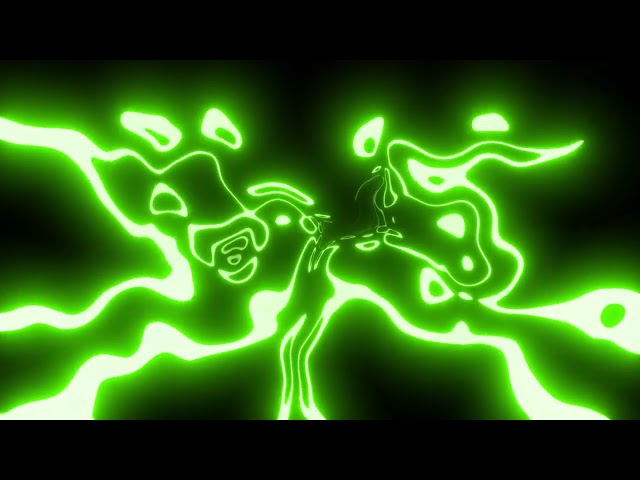 VJ LOOP NEON Glowing Green Abstract Background Motion 4k Screensaver Video Simple Lines Pattern