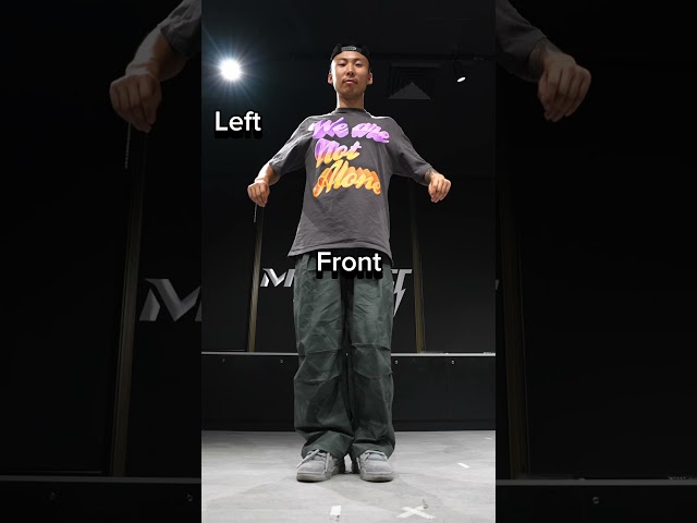 Beginners dance tutorial -  four steps chest Iso/roll - Follow along atleast twice