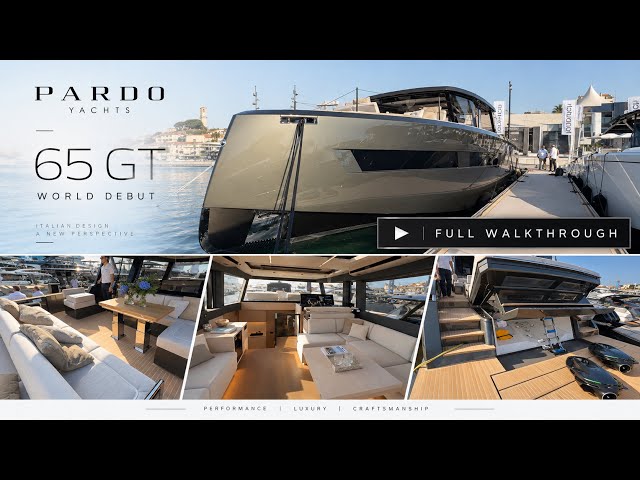 World debut of Pardo 65 GT at the Cannes Yachting Festival 2026 ￼