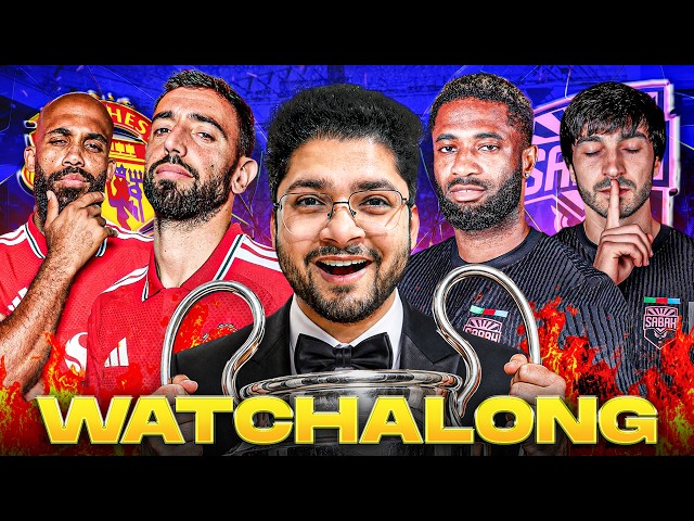 MANCHESTER UNITED vs SABAH UCL LIVE REACTION & WATCHALONG