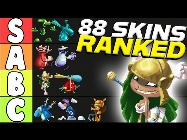 Ranking EVERY Skin in Rayman Origins & Legends