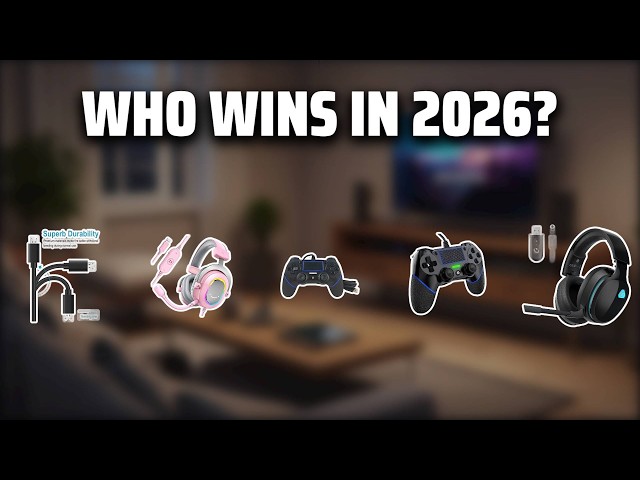 The Top 5 Best PS4 Controller USB in 2026 - Must Watch Before Buying!