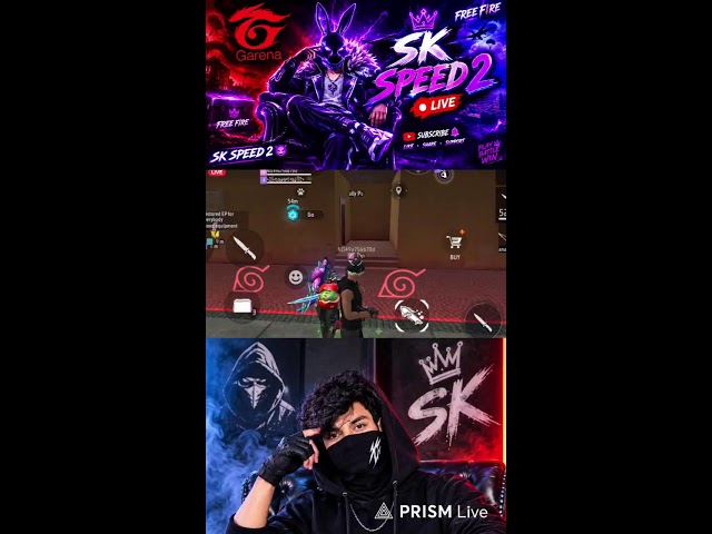 FREE FIRE 🔴 LIVE 🔴 UID ✅ CHECK ✅ SK SPEED 2 3VS 3 custom😱😯🛑