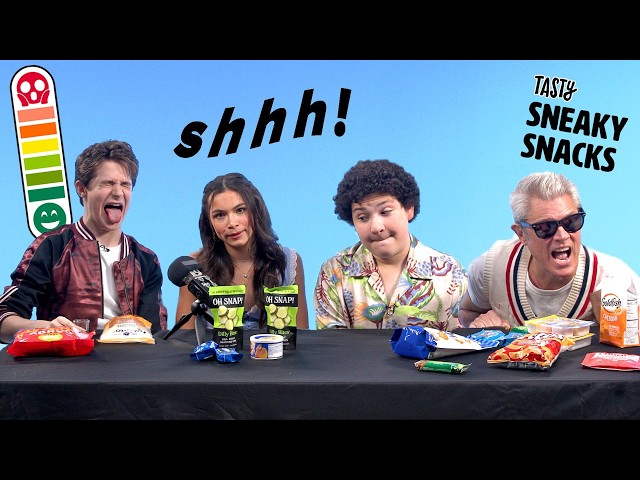 Tiny Fugitives Cast Tries To Snack Silently | Sneaky Snacks